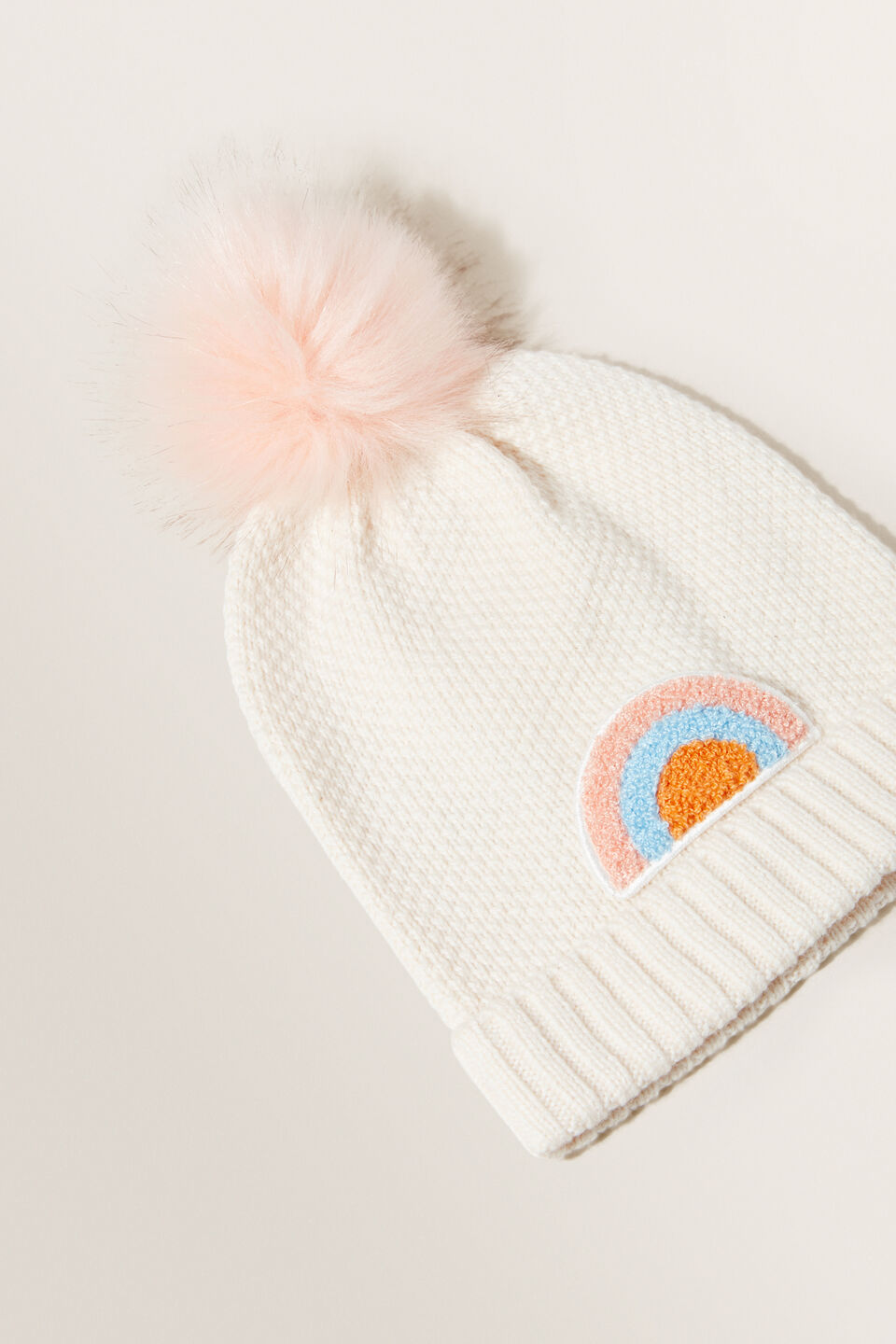 Rainbow Patch Beanie  Multi