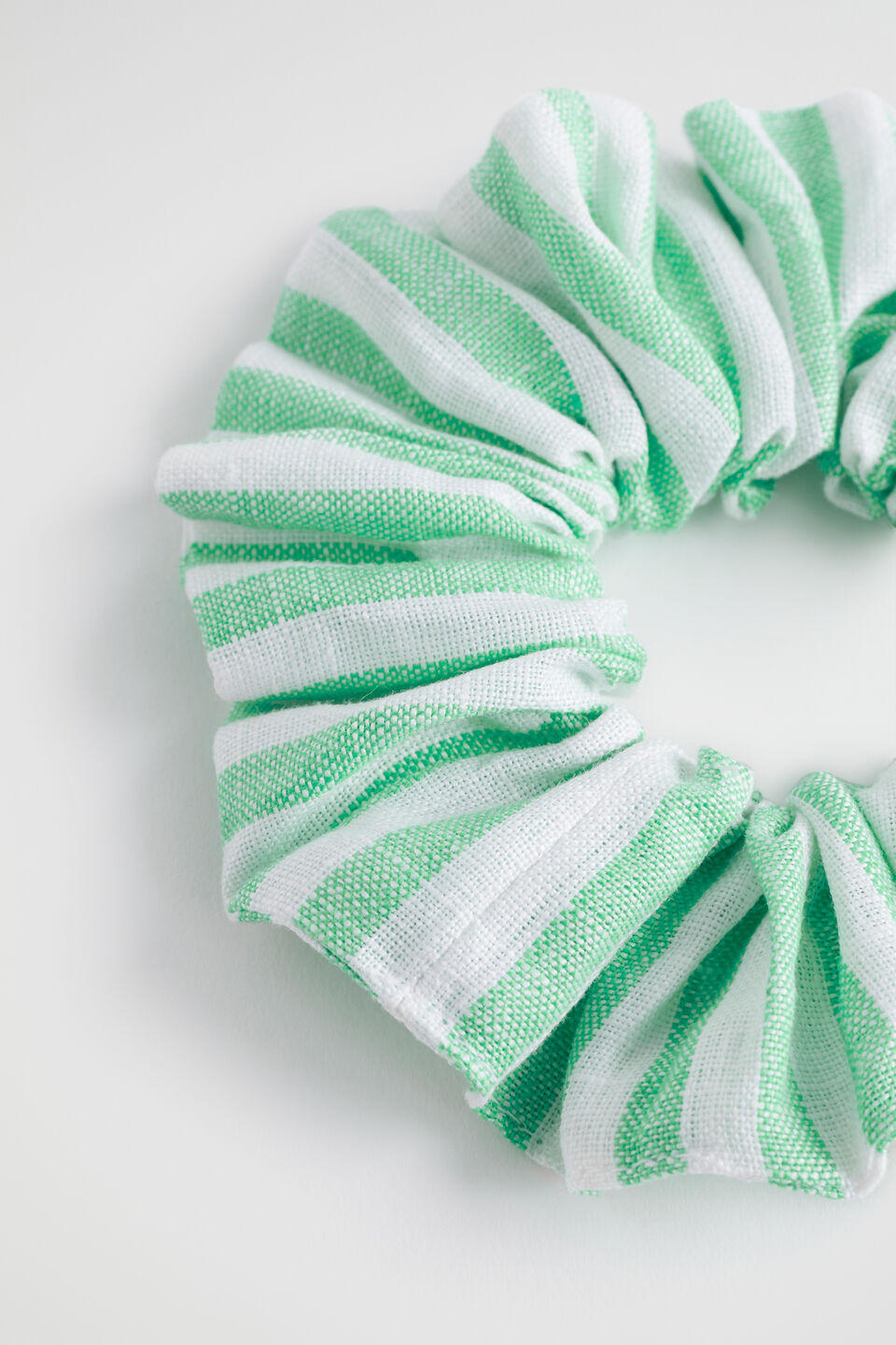 Stripe Scrunchie  Key Lime Stripe