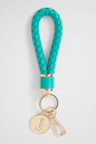 Braided Initial Keyring  J  hi-res