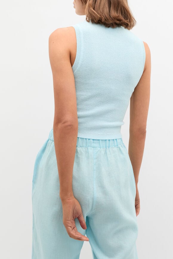 Cotton Twist Knit Top  Skyway Twist  hi-res