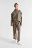 Roll Neck Terry Sweat  Hazel Marle  hi-res