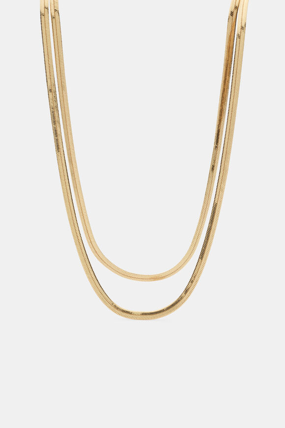 Double Layer Necklace  Gold  hi-res
