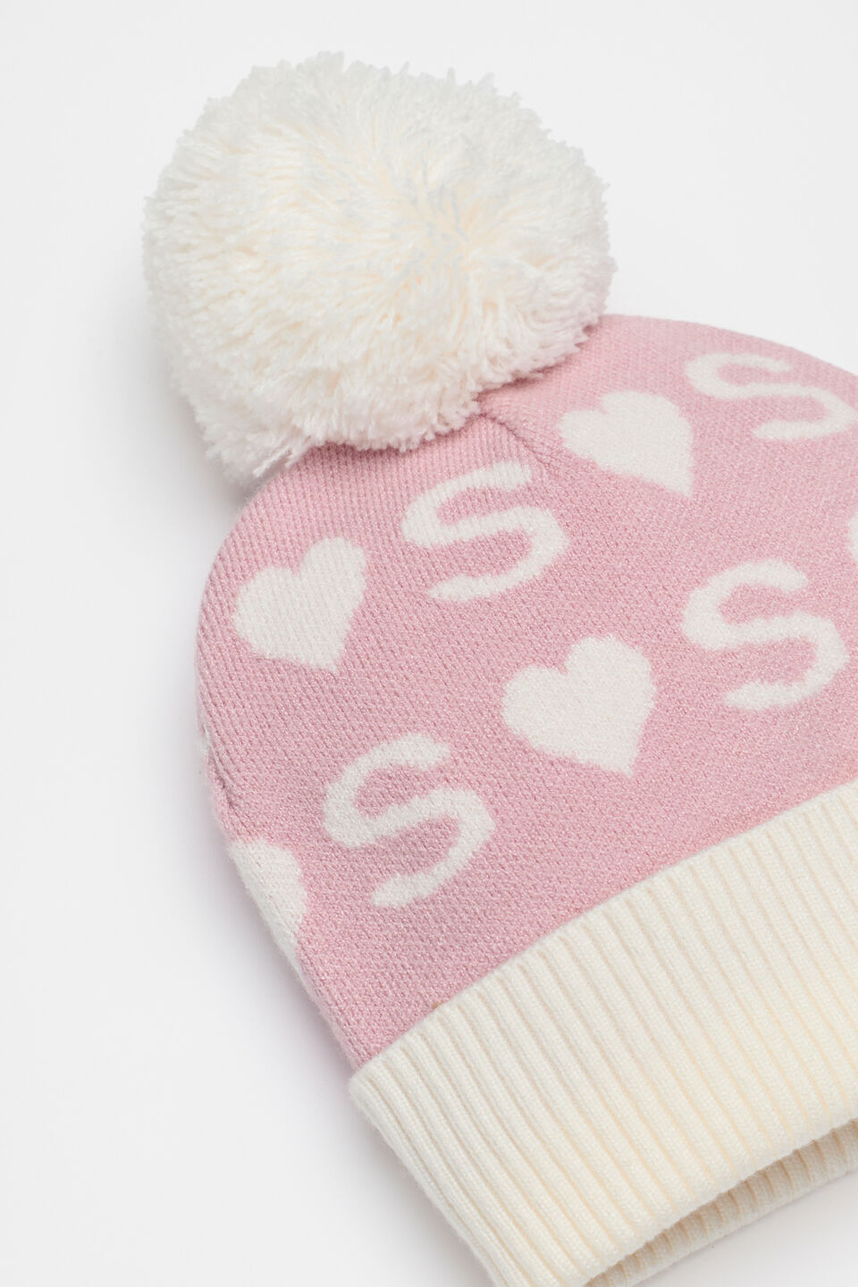 Heart Initial Beanie  S