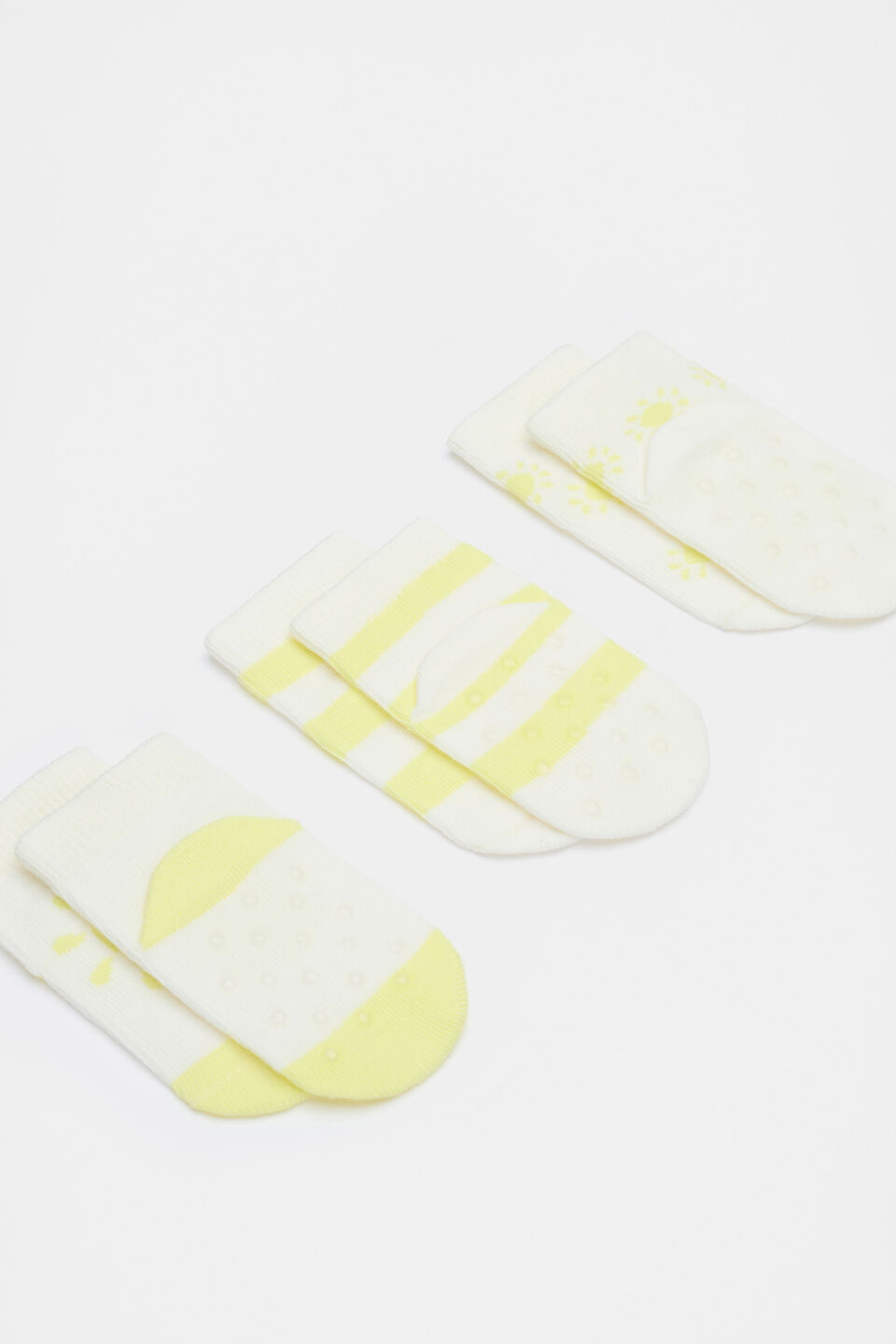 Sun Sock 3 Pack  Lemongrass
