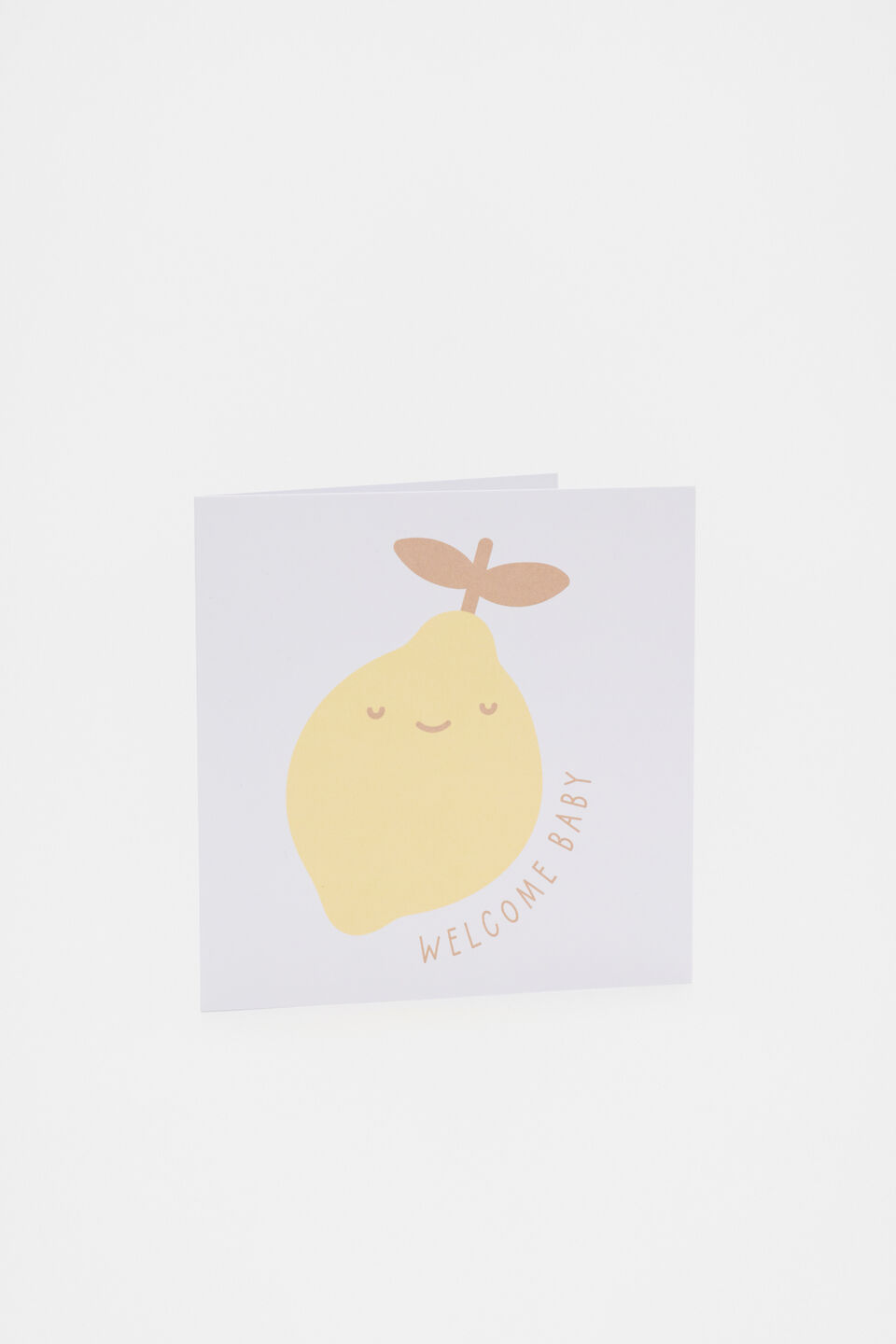 Welcome Baby Lemon Card  Multi