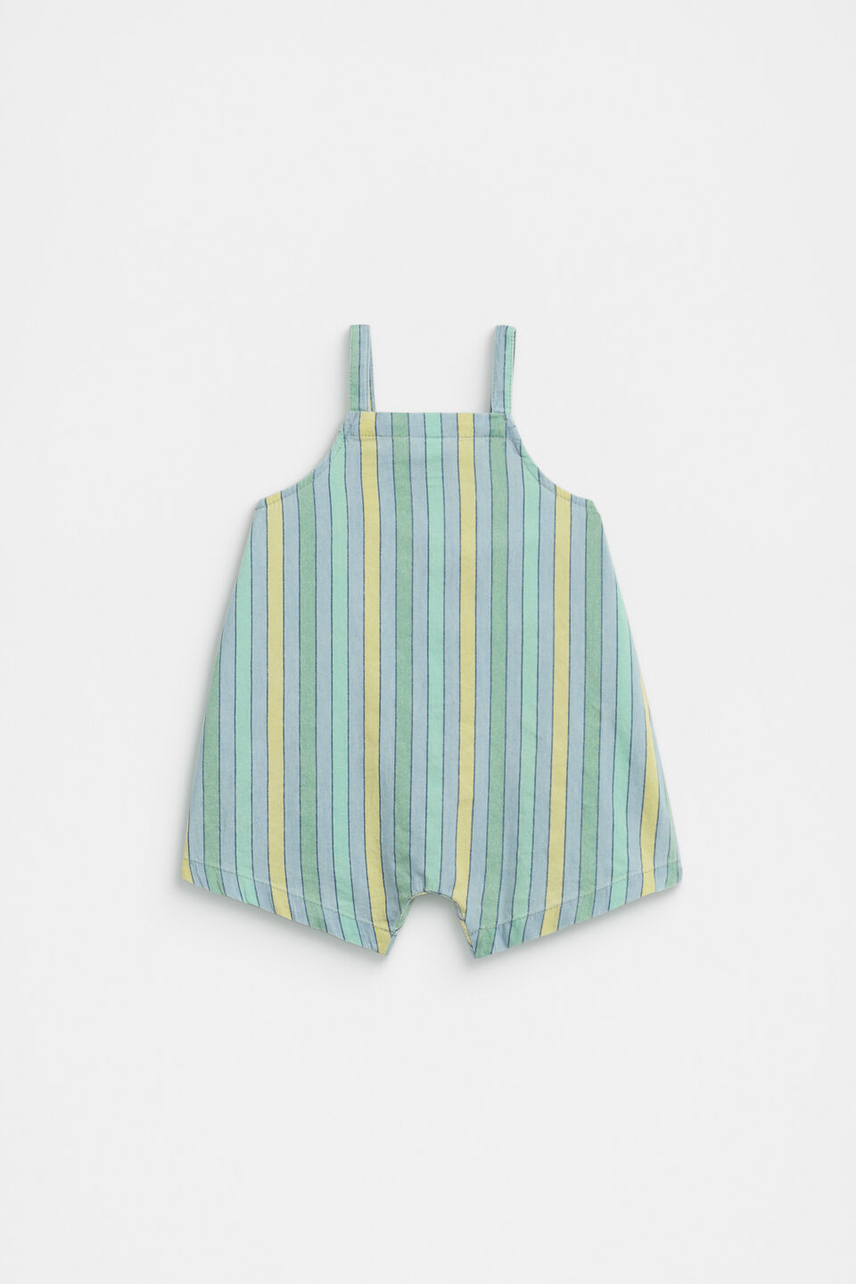 Chambray Stripe Overall  Multi