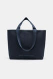 Seed Logo Knit Tote  Twilight Blue  hi-res
