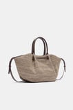 Top Handle Textured Mini Tote  Chocolate  hi-res