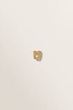 Gold Initial Charm  U  hi-res
