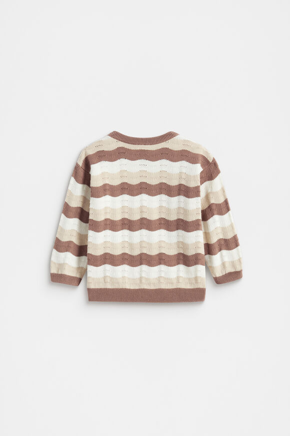 Wavy Knit Jumper  Teddy  hi-res