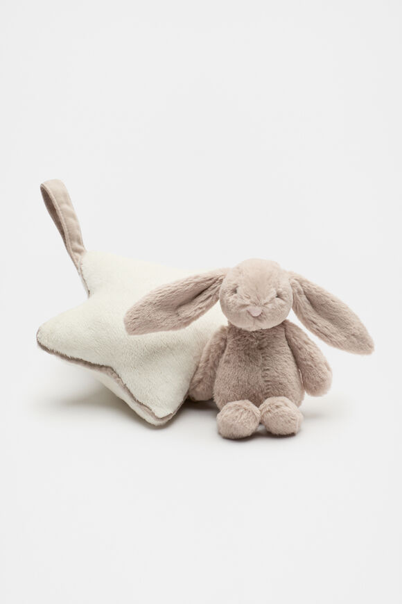 Jellycat Bashful Bunny Musical Pull  Beige  hi-res
