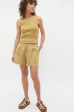 Core Linen Gathered Palazzo Short  Honey  hi-res