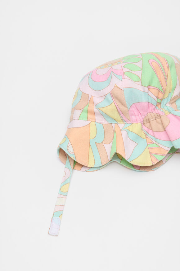 Mini Paisley Sun Hat  Multi  hi-res