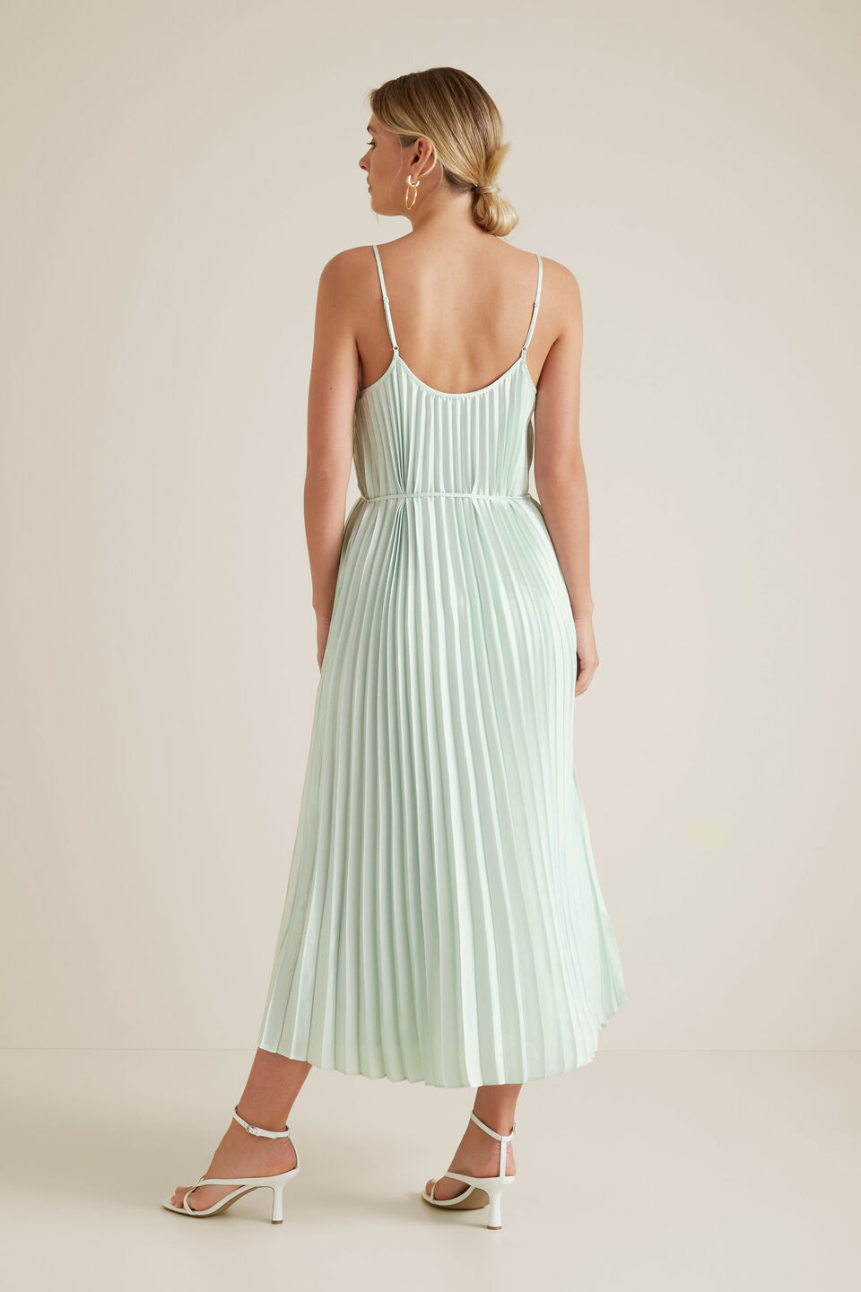 Pleated Maxi Dress  
