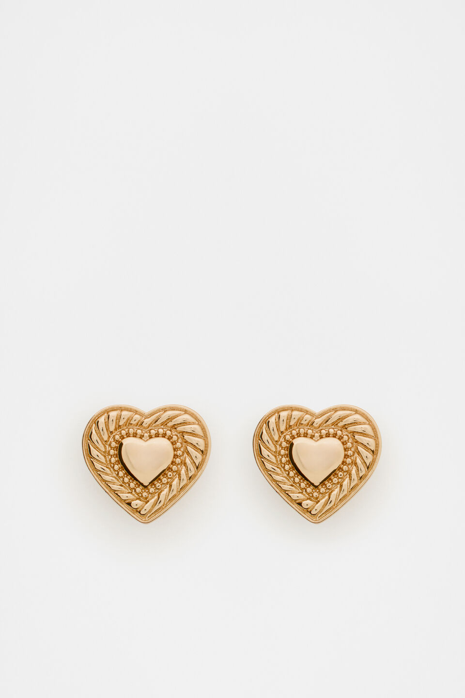 Heart Stud  Gold