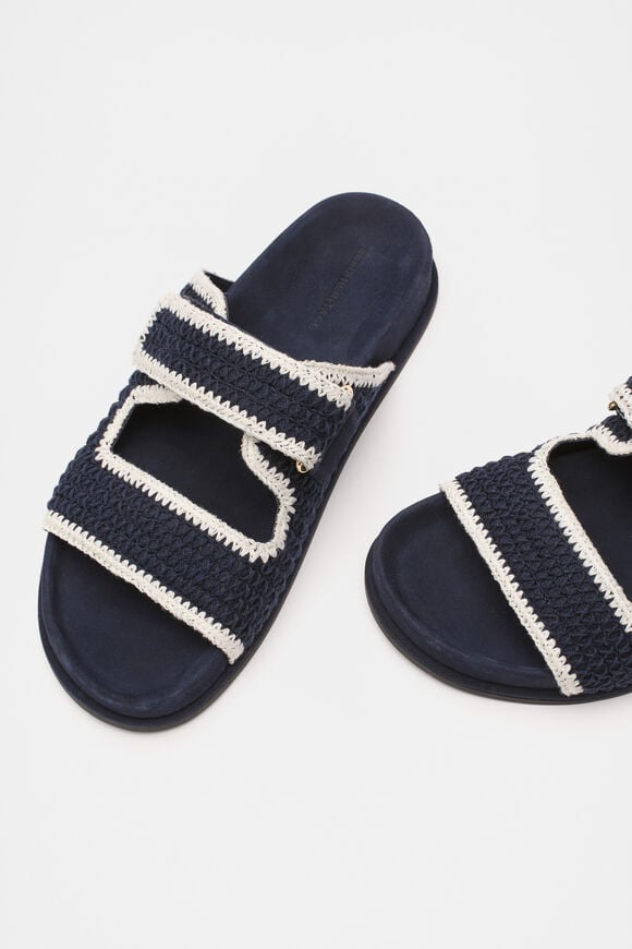 Ella Crochet Slide  Midnight Sky  hi-res