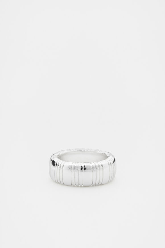 Creases Ring  Silver  hi-res