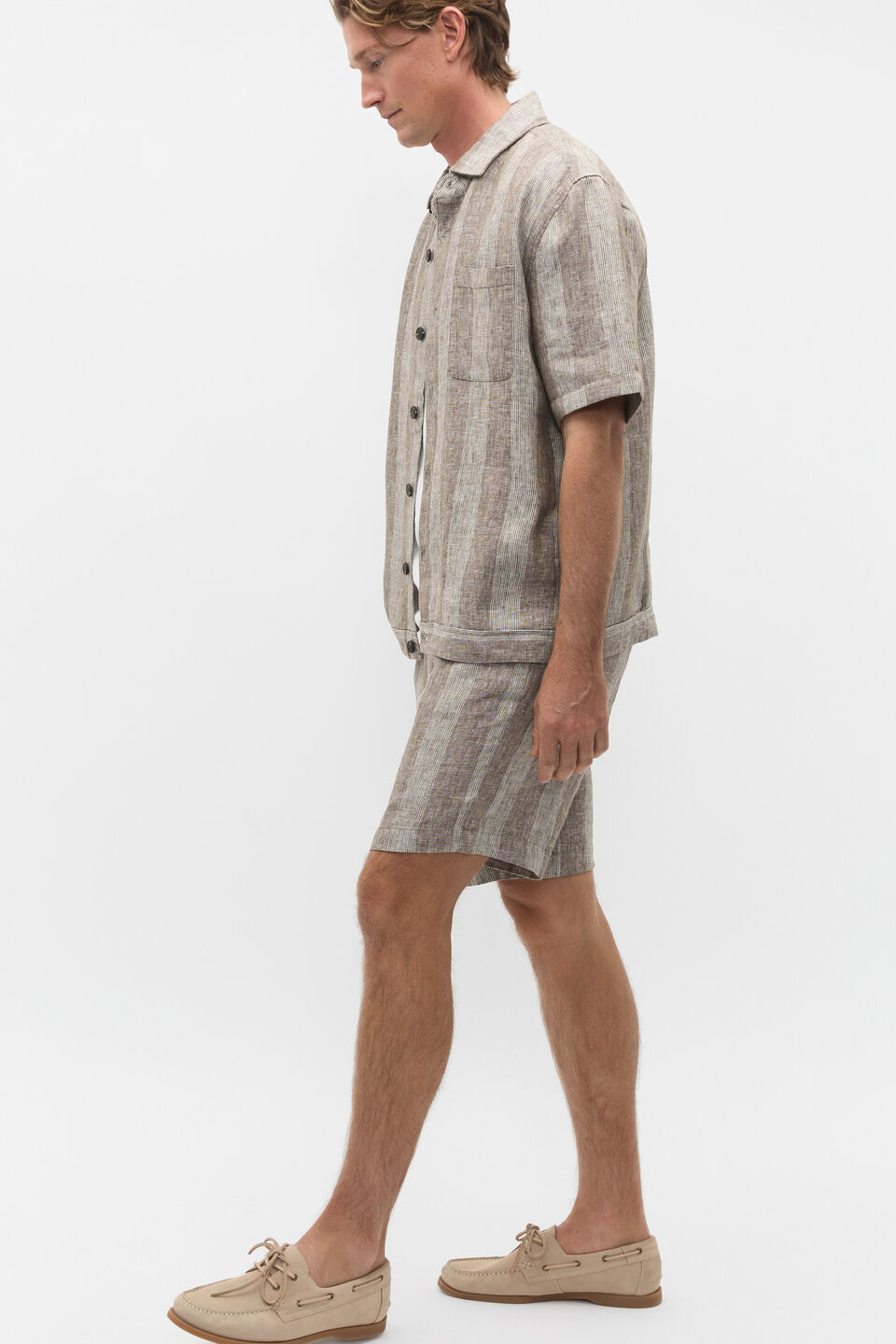 Linen Short  Cocoa