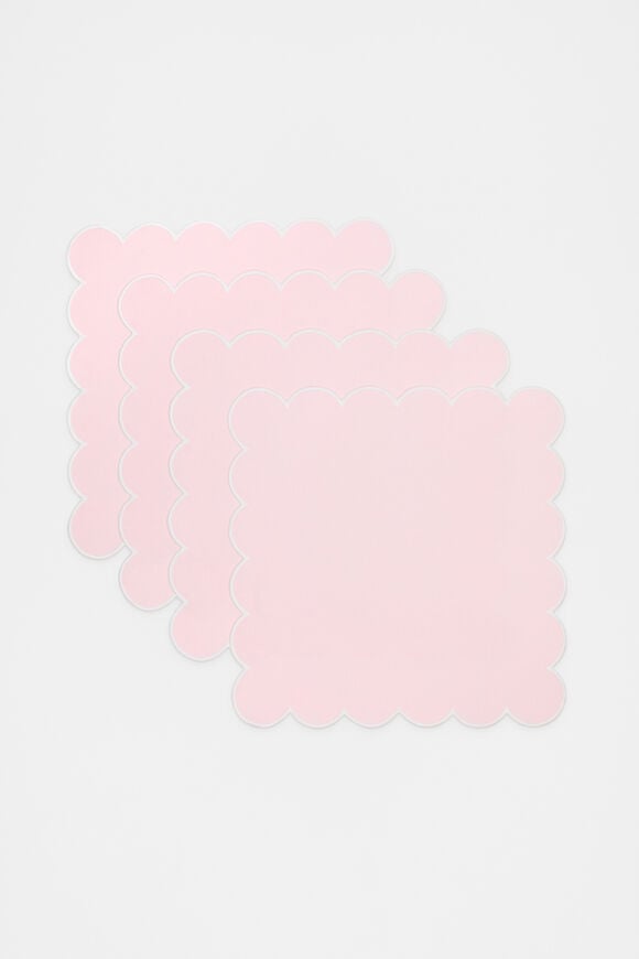 Alyra Scallop Napkin Set of 4  Fairy Floss  hi-res