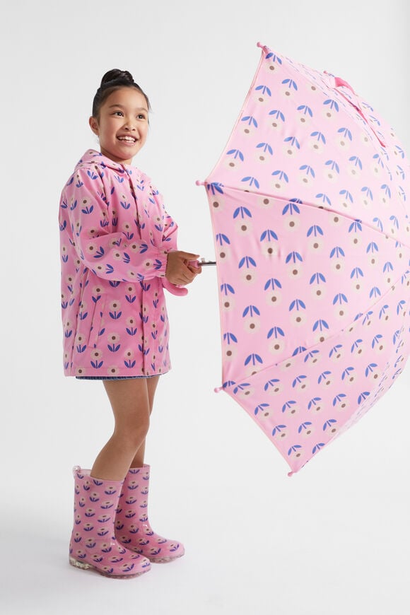 Flower Light up Gumboot  Candy Pink  hi-res