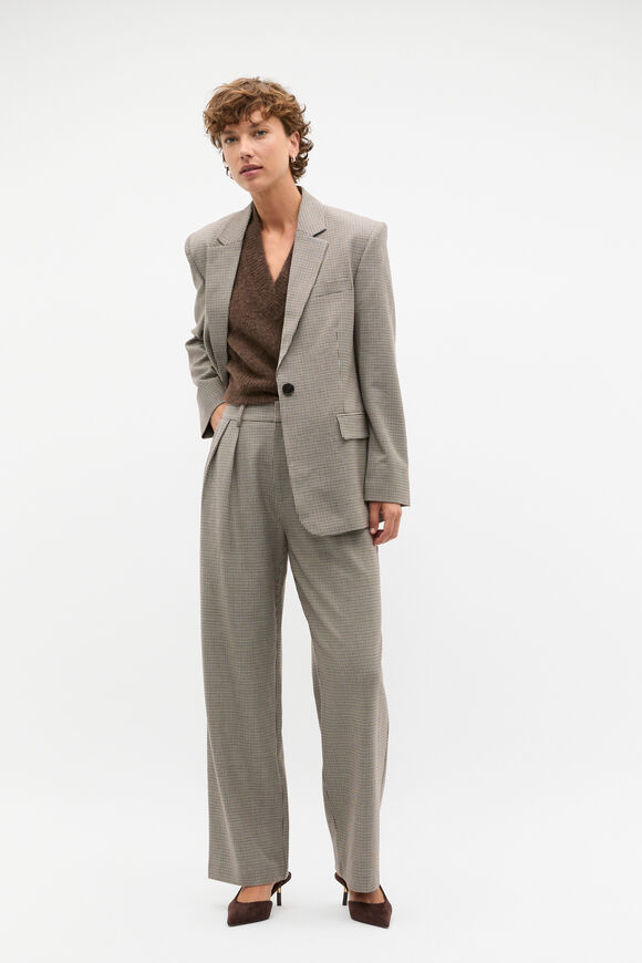 Mini Houndstooth Pleat Pant  Houndstooth  hi-res