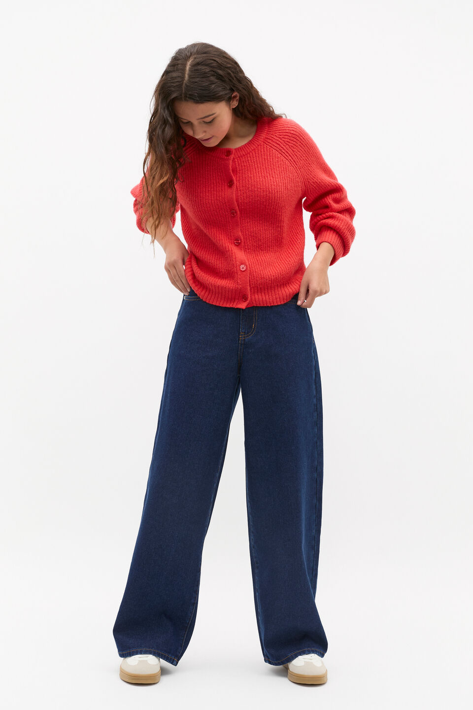 Essential Wide Leg Jean  Rinse Wash