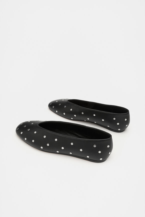 Margot Studded Ballet Flat  Black  hi-res