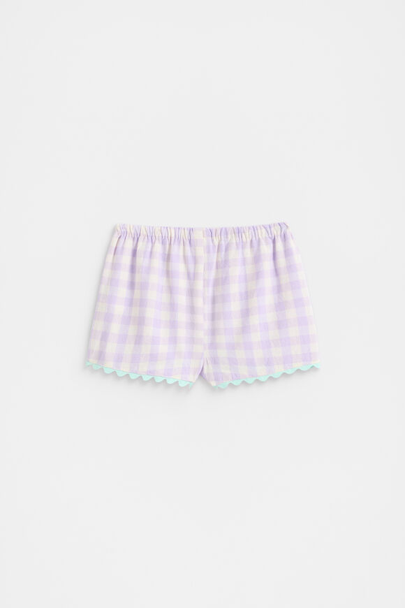 Spliced Gingham Short  Multi  hi-res