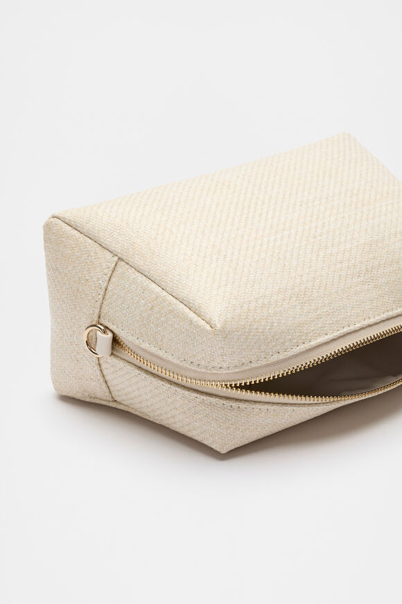 Logo Cosmetic Bag  Natural  hi-res