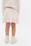 Scallop Crepe Skirt  Classic Cream  hi-res