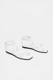 Addison Flat Sandal  White  hi-res