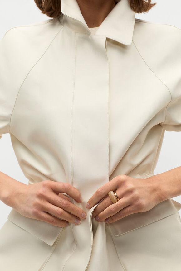 Rounded Resin Ring Set  Iced Latte  hi-res