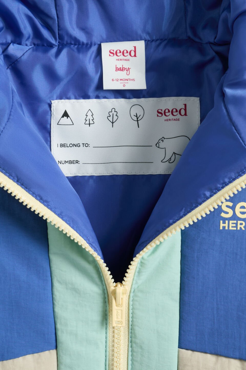 Colourblock Logo Spray Jacket  Multi