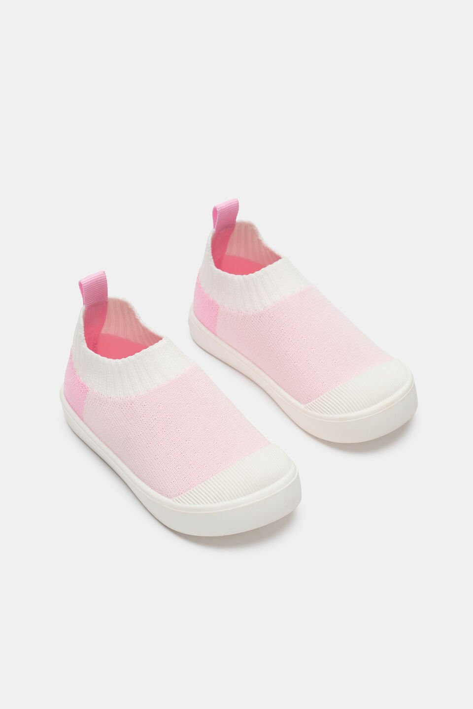 Colourblock Knit Sneaker  Candy Pink Multi