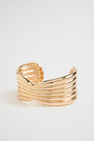 Ribbed Cuff  Gold  hi-res