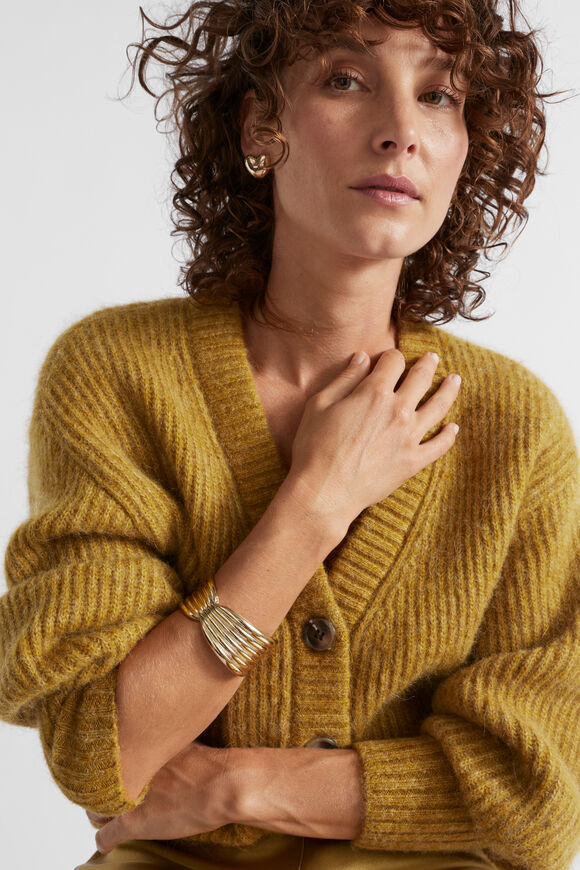Ribbed Cuff  Gold  hi-res
