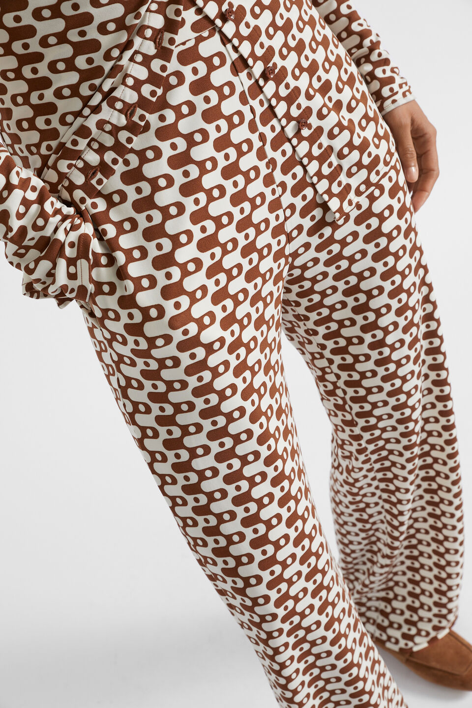Geo Swirl Pant  Spice Geo