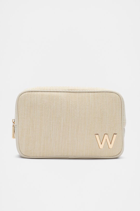 Initials Make Up Bag  W  hi-res
