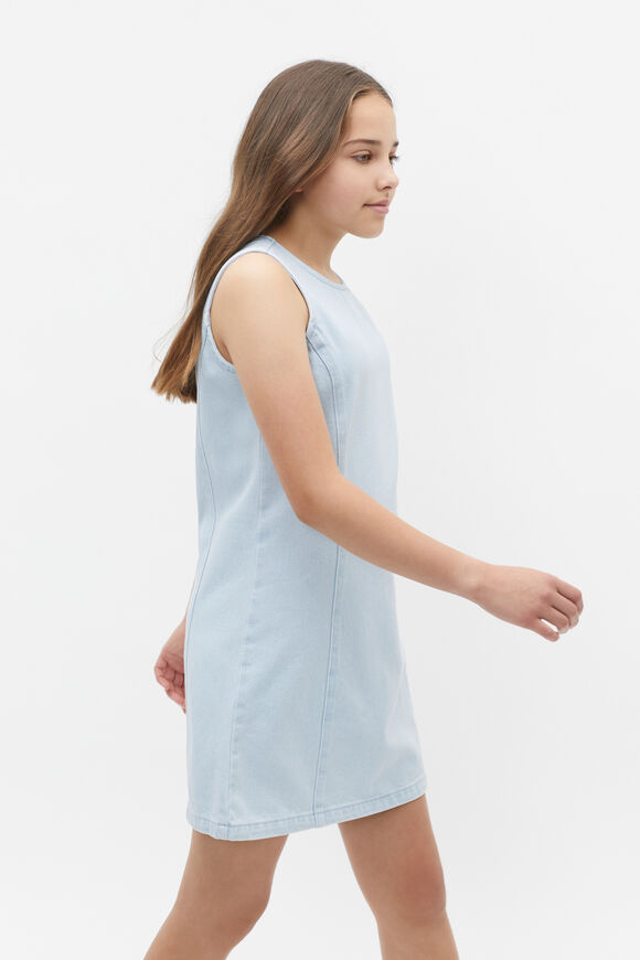 Denim Mod Dress  Glacier Denim  hi-res
