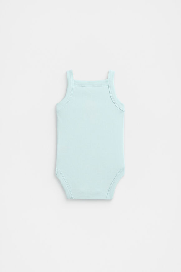 Ice Block Singlet Bodysuit  Glacier Blue  hi-res