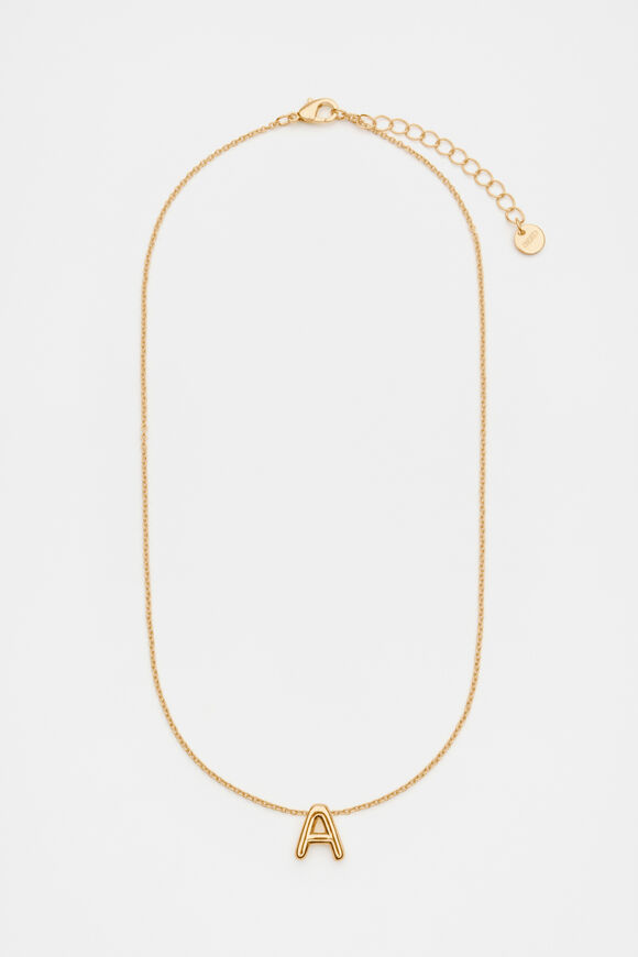 Bubble Letter Necklace  A  hi-res