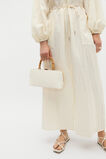 Handle Detail Structured Bag  Cream  hi-res