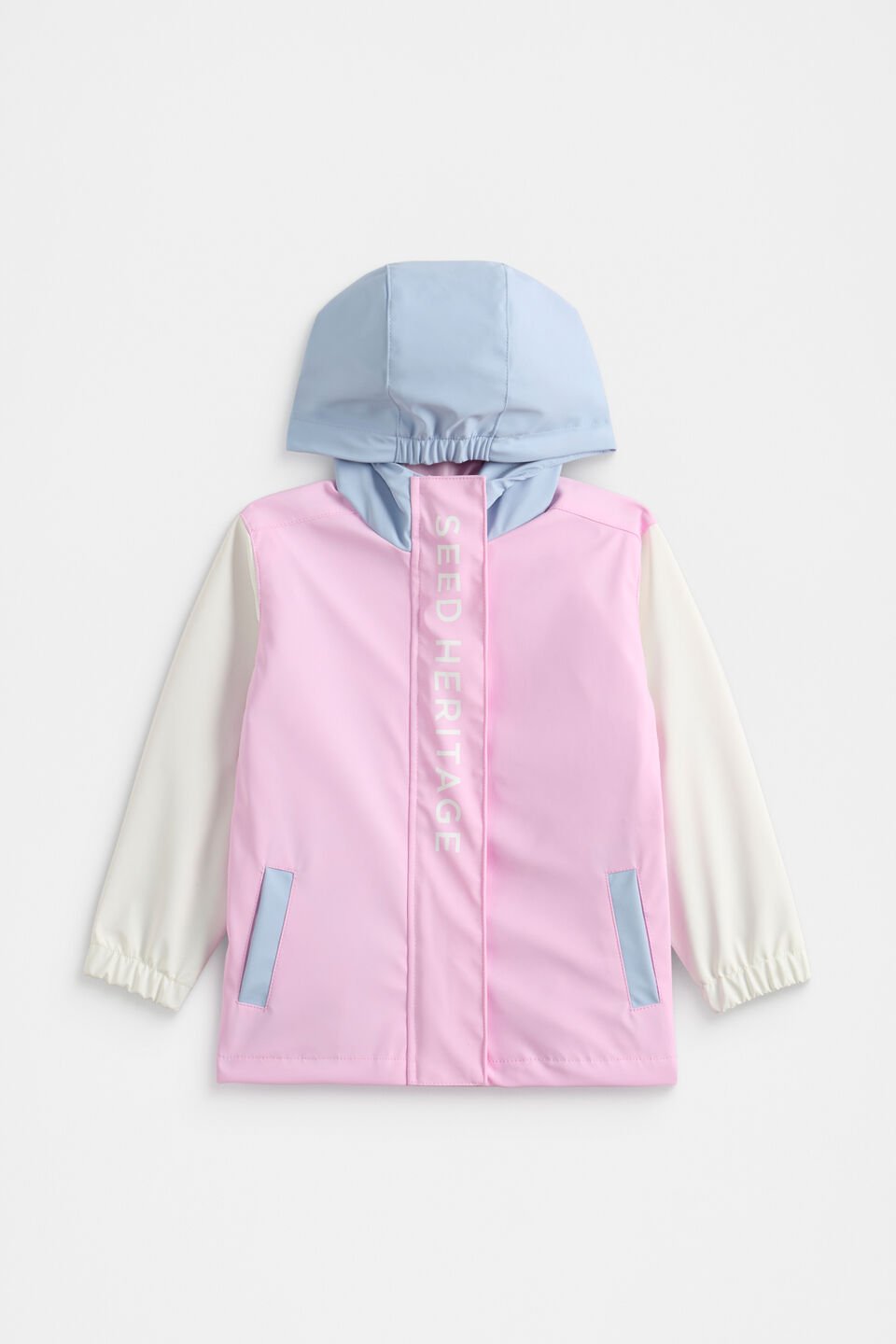 Mini Colourblock Rain Coat  Fairy Floss