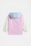 Mini Colourblock Rain Coat  Fairy Floss  hi-res