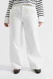 Pinch Waist Baggy Wide Leg Jean  Cloud Cream  hi-res