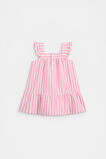 Stripe Logo Dress  Candy Pink  hi-res