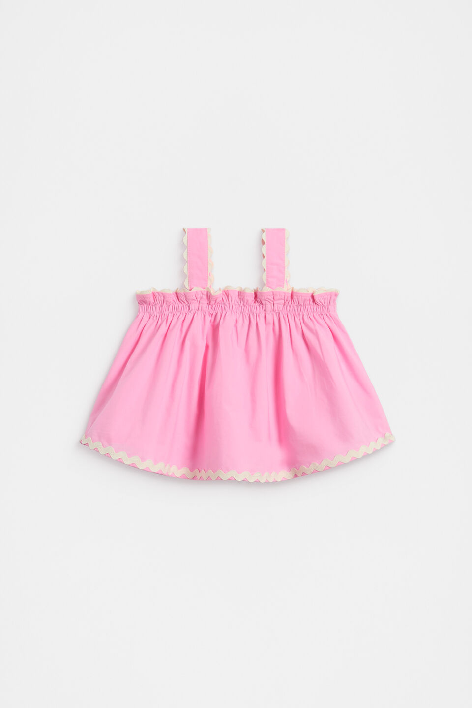 Ric Rac Top  Candy Pink