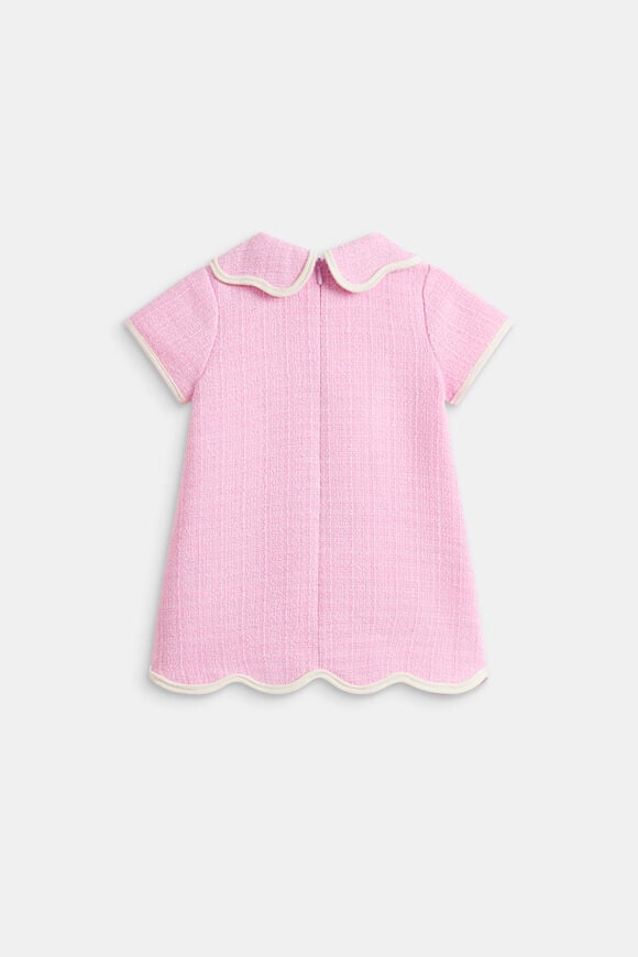 Heart Tweed Dress  Candy Pink  hi-res