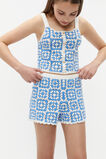 Crochet Cami  Electric Blue  hi-res