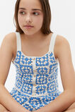 Crochet Cami  Electric Blue  hi-res